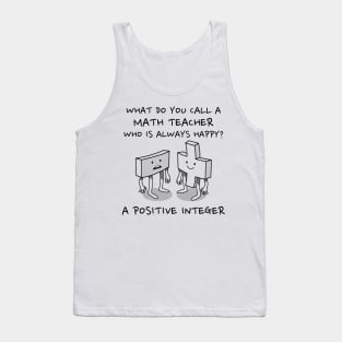 Happy Math Teacher Pun Gift Tank Top